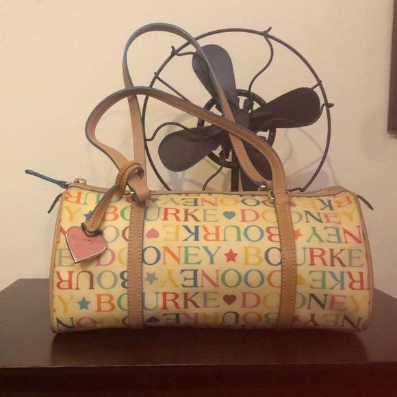 Dooney & Bourke Handbags - SOLD 💯Dooney & Bourke Colorful Logo Shoulder Bag